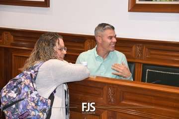 Pobre estampa de la oposición de Telde en el Pleno/Francisco Javier Santana y TA.